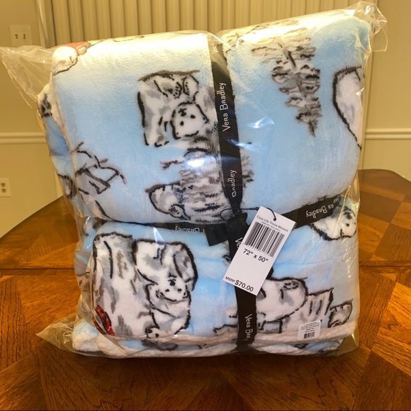 NWT Vera Bradley Cozy Life Blanket